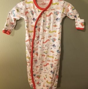 Newborn Unisex Royal Magnetic Sleeper w Mittens